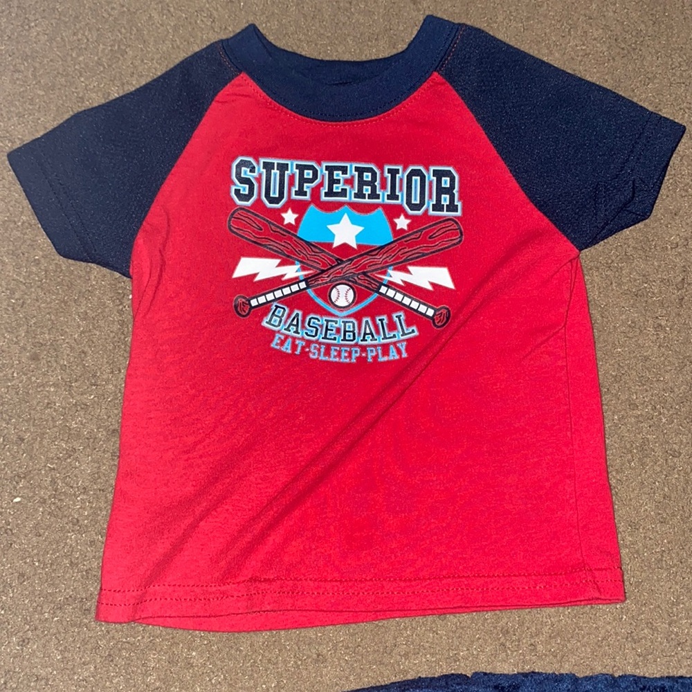 12 months regular tee shirts.